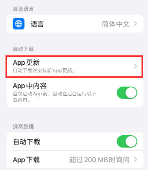 沅江苹果15维修中心如何让iPhone15APP自动更新