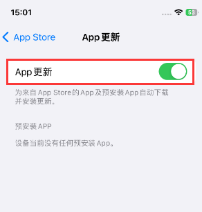 沅江苹果15维修中心如何让iPhone15APP自动更新